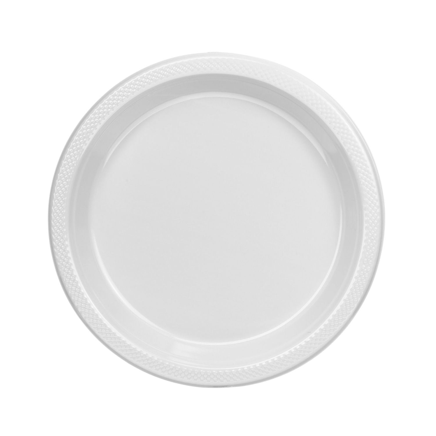 9" | White Plastic Plates | 600 Count