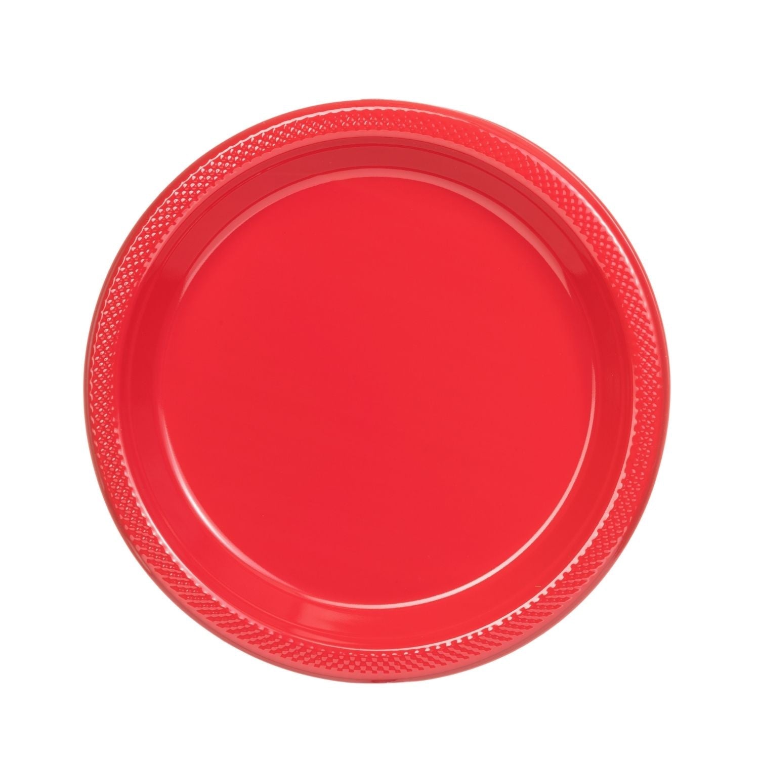 9" | Red Plastic Plates | 600 Count