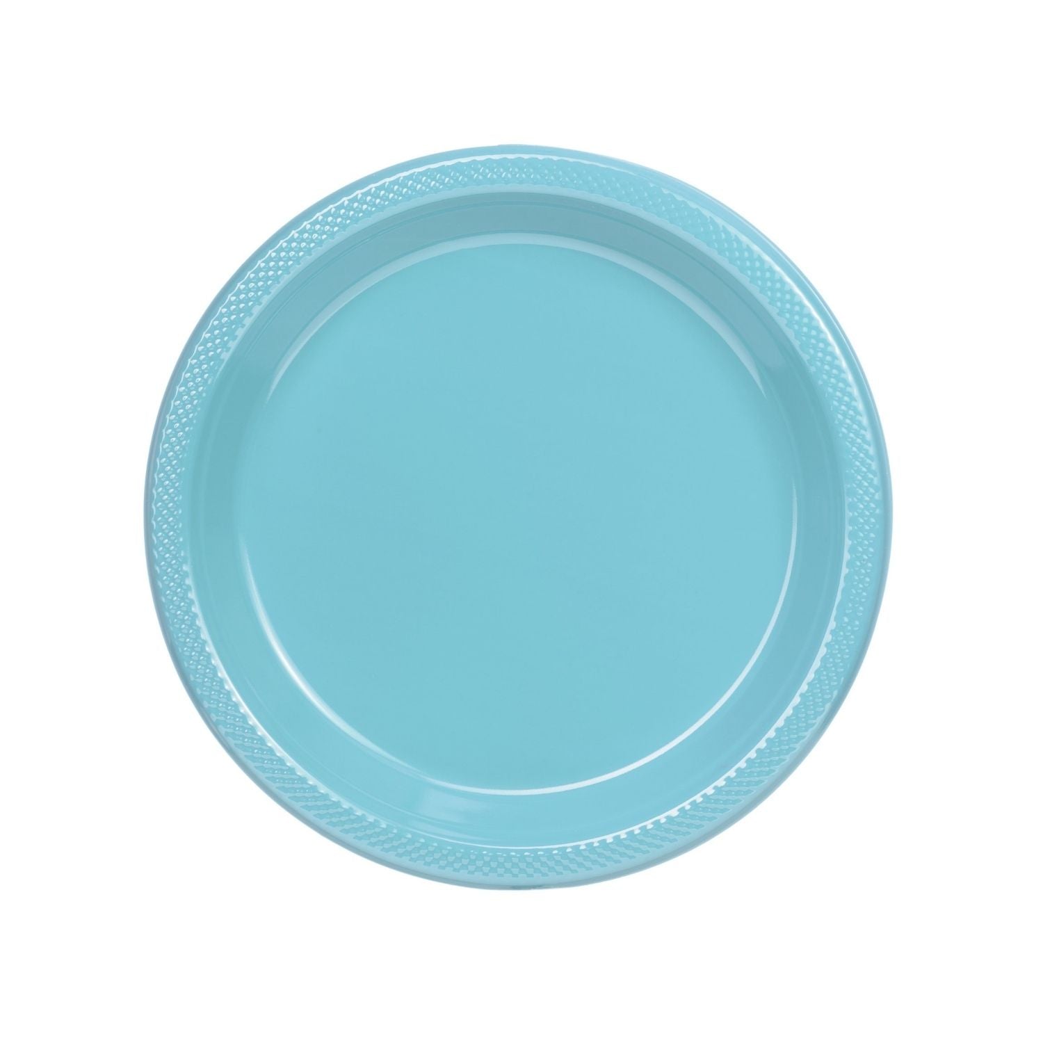 7" | Light Blue Plastic Plates | 600 Count