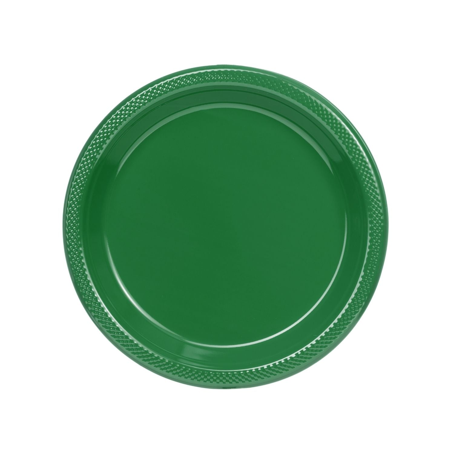 7" | Emerald Green Plastic Plates | 600 Count