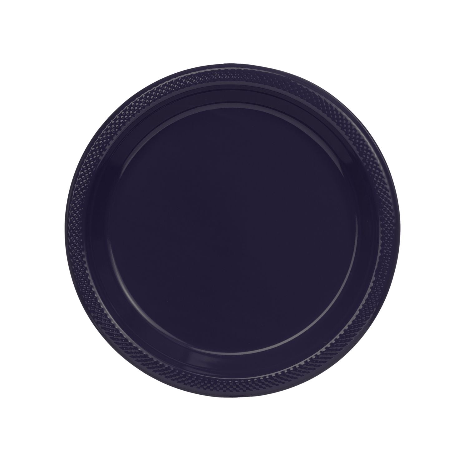 7" | Navy Plastic Plates | 600 Count