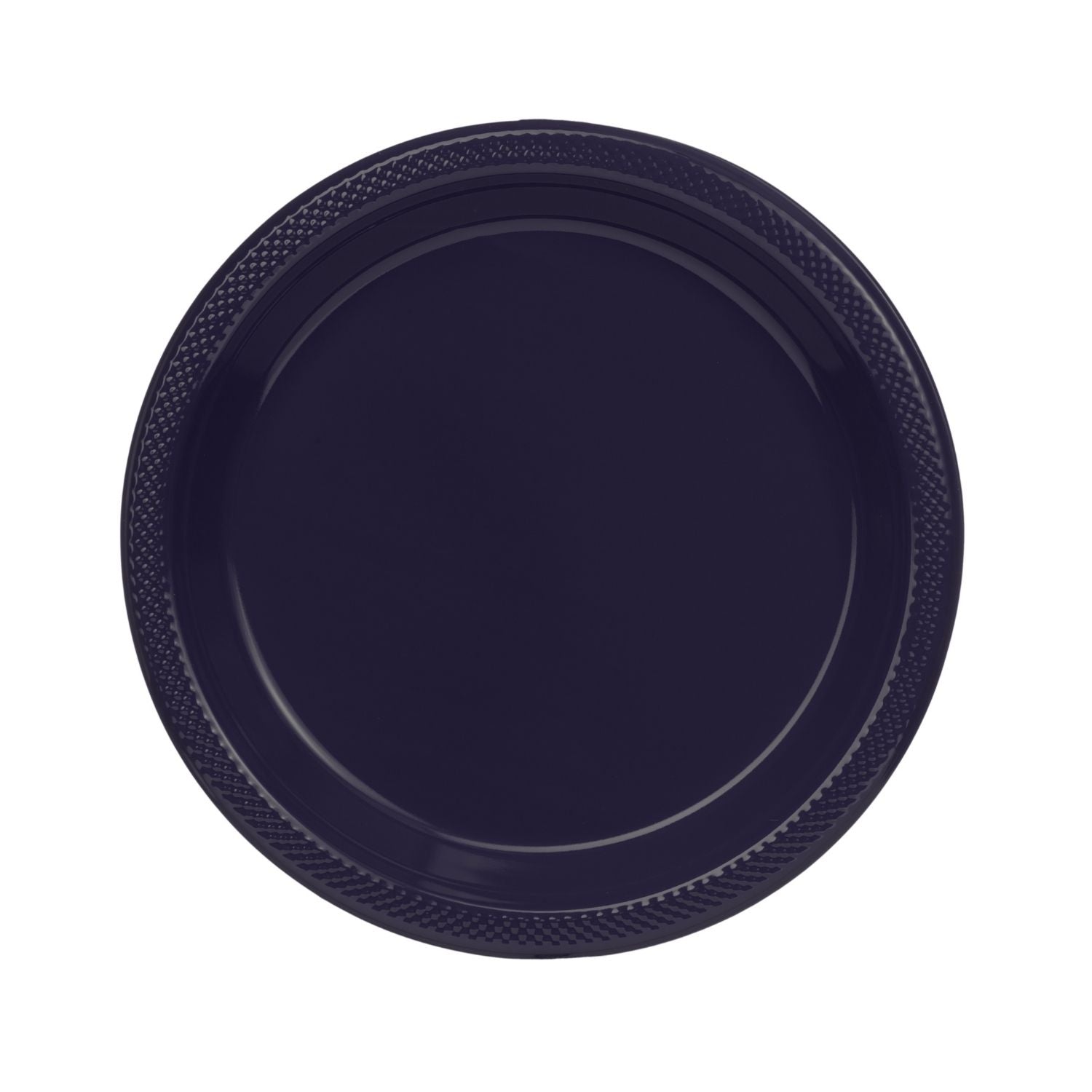 9" | Navy Plastic Plates | 600 Count