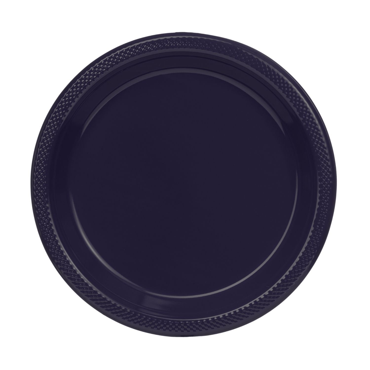 10" | Navy Plastic Plates | 600 Count