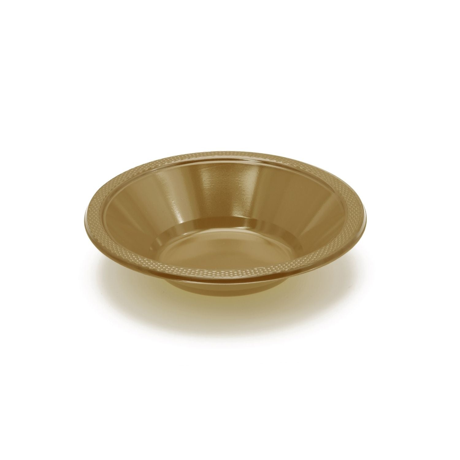 12 Oz. Gold Plastic Bowls | 600 Count