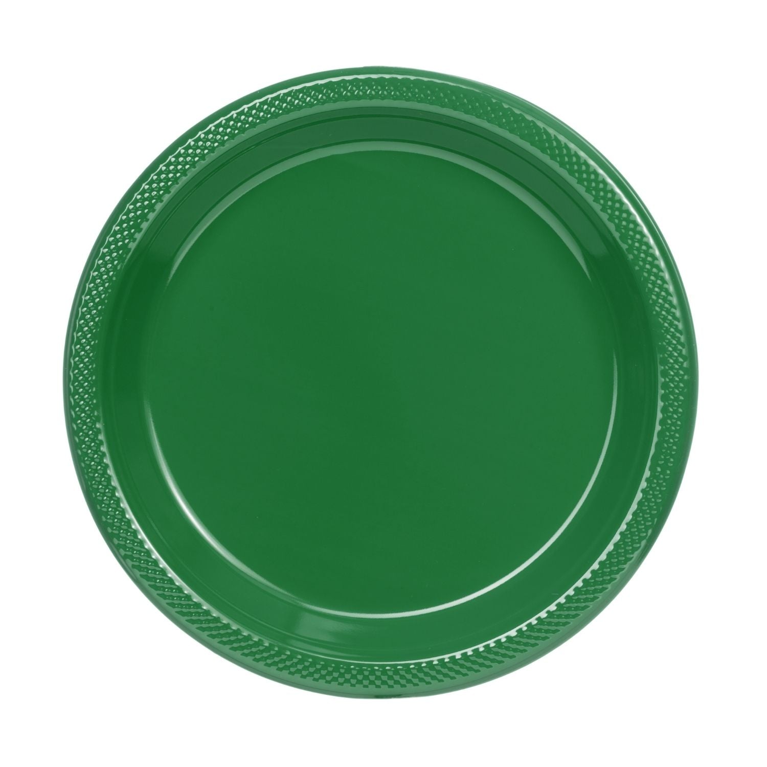 10" | Emerald Green Plastic Plates | 600 Count