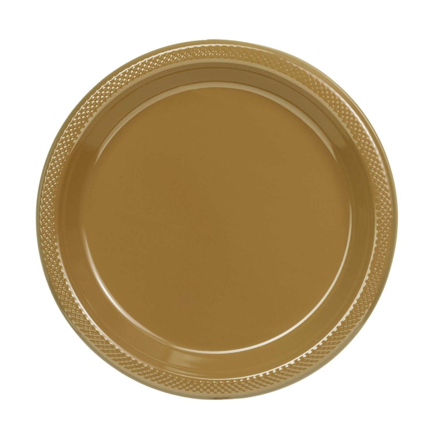 10" | Gold Plastic Plates | 600 Count