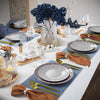 8 In. Blossom Circle Design Plastic Plates | 120 Count
