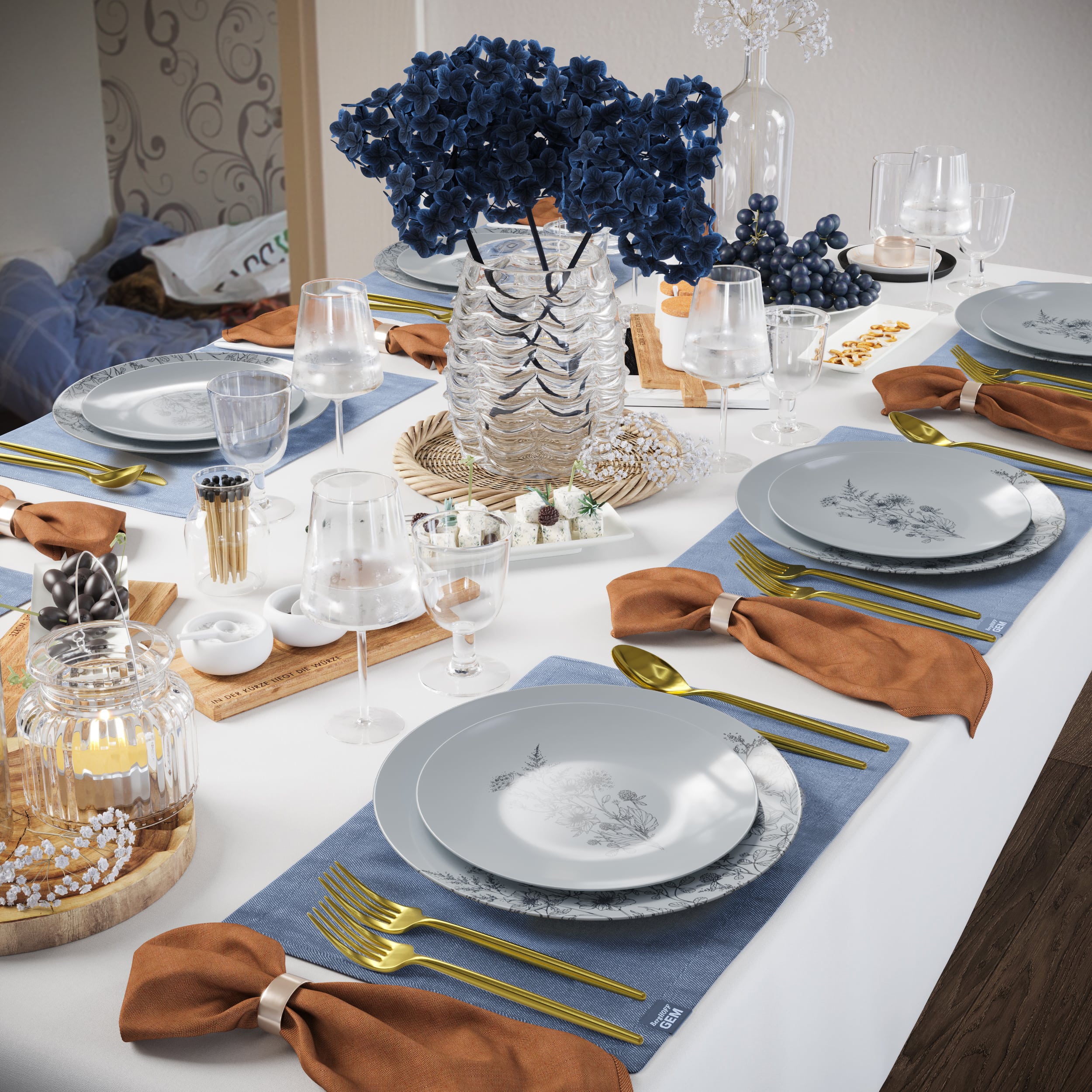 8 In. Dandelion Bloom Design Plastic Plates | 120 Count