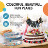 9 In. Blue Birthday Print Paper Plates | 500 Count