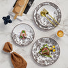 10 In. Rustik Design Plastic Plates | 120 Count