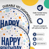 9 In. Birthday Print Paper Plates | 500 Count
