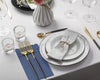 3 Ply China Blue Scalloped Dinner Napkins | 100 Count
