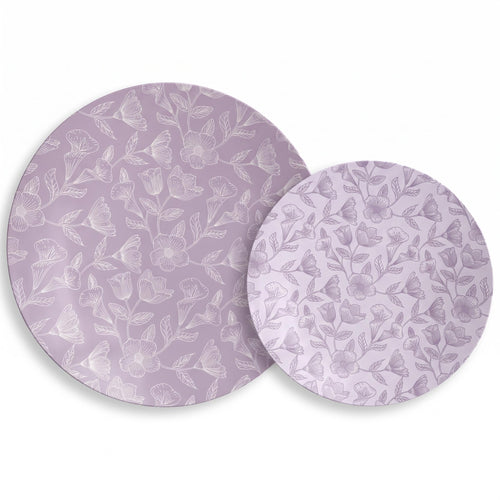 Blossom Circle Essentials Set | Dinner & Salad Plates | Serves 120