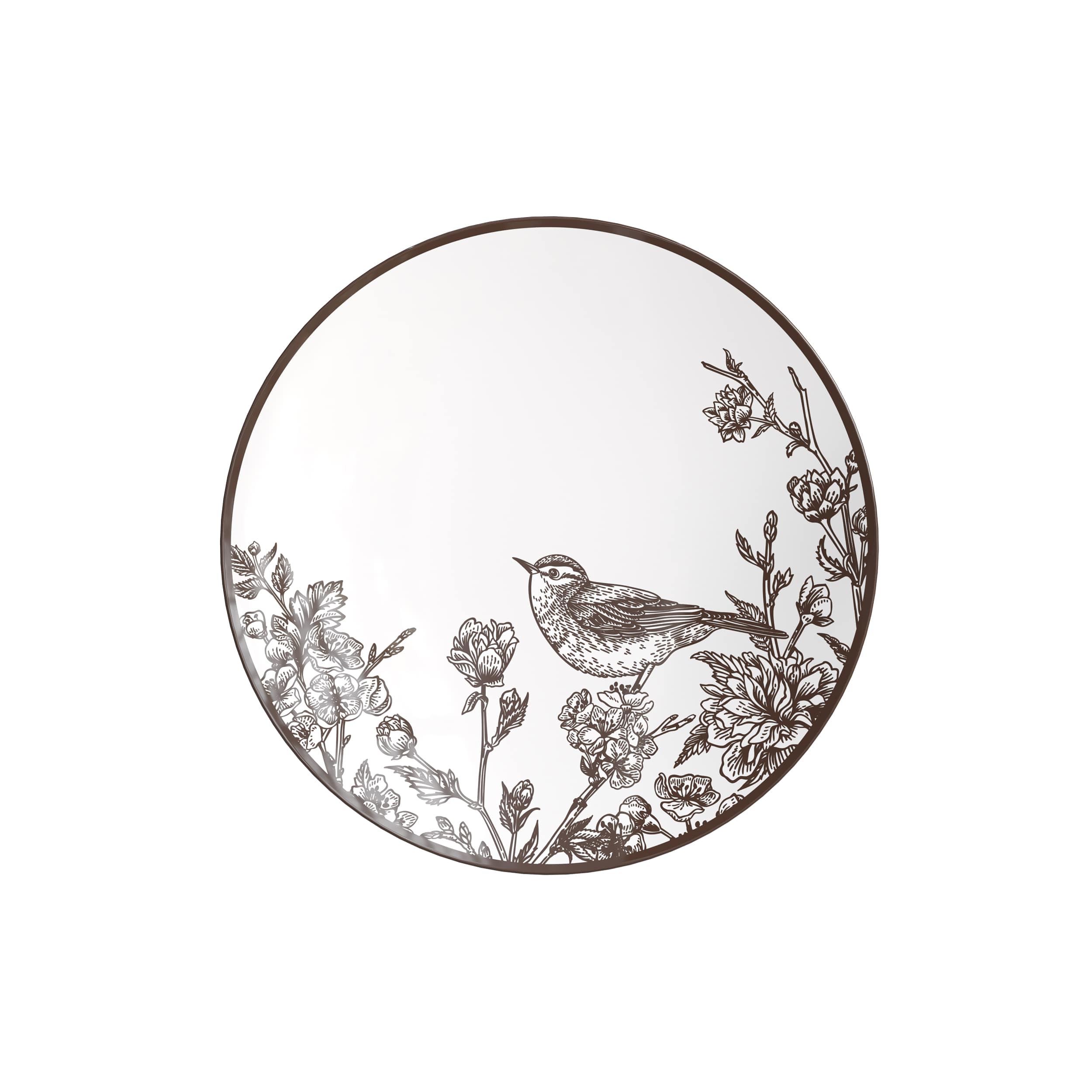 8 In. Rustik Design Plastic Plates | 120 Count