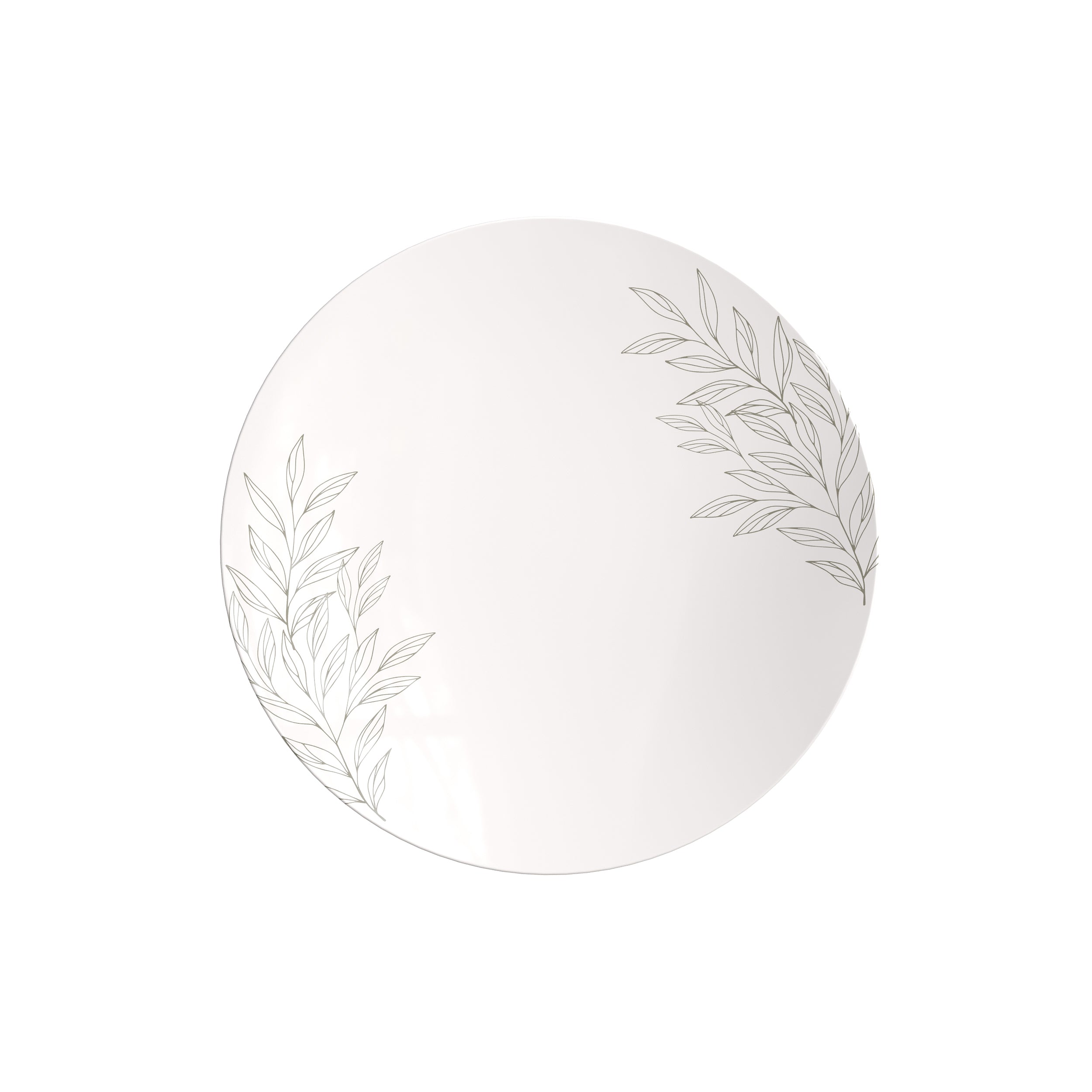 8 In. Aleh Design Plastic Plates | 120 Count