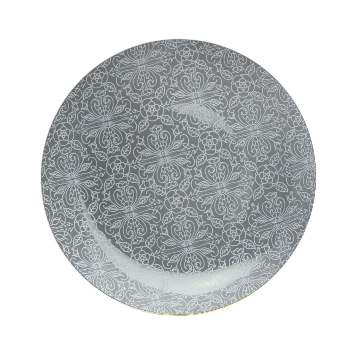 10" Ornamental Design Plastic Plates (120 Count)