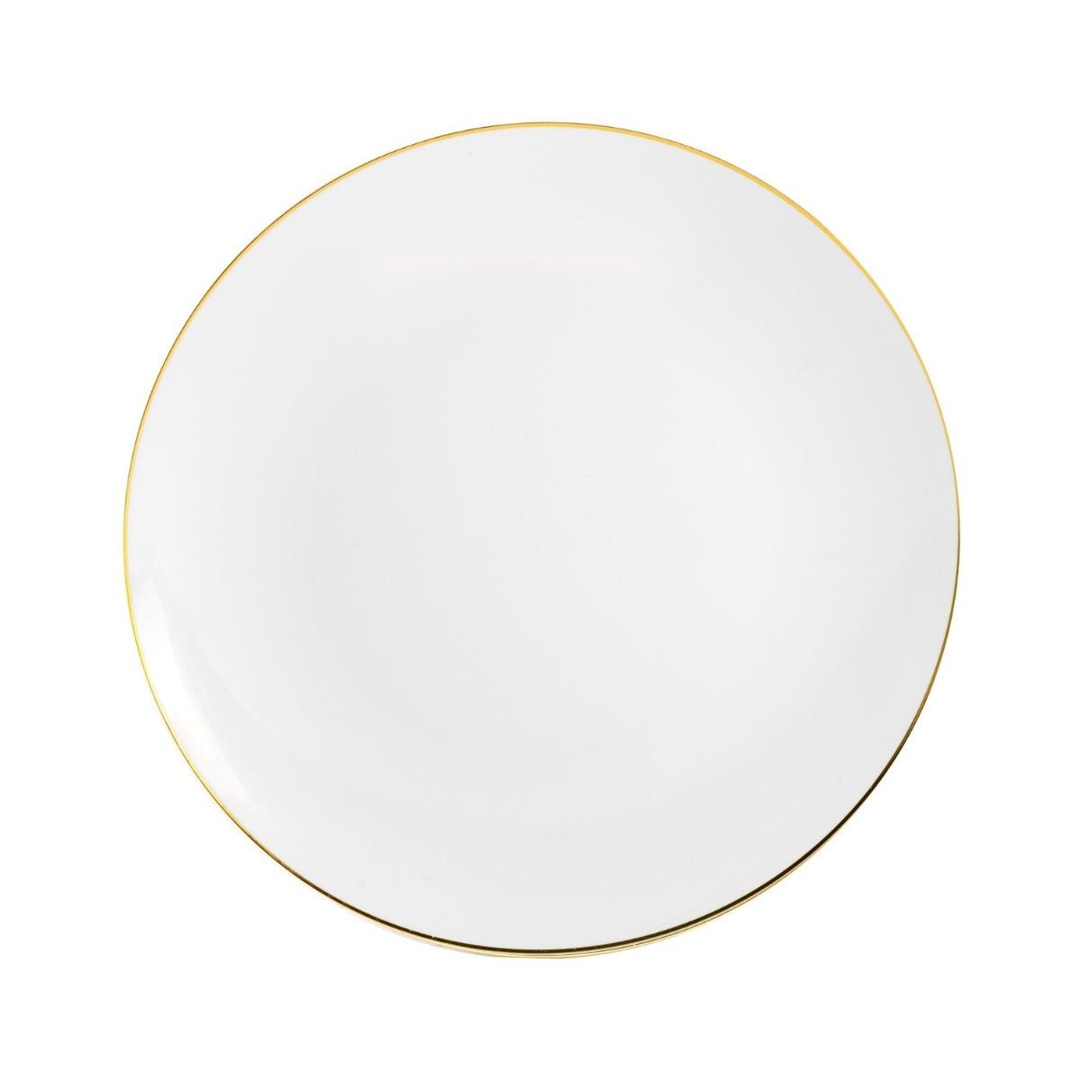 10" Classic Gold Design Plastic Plates (120 Count)