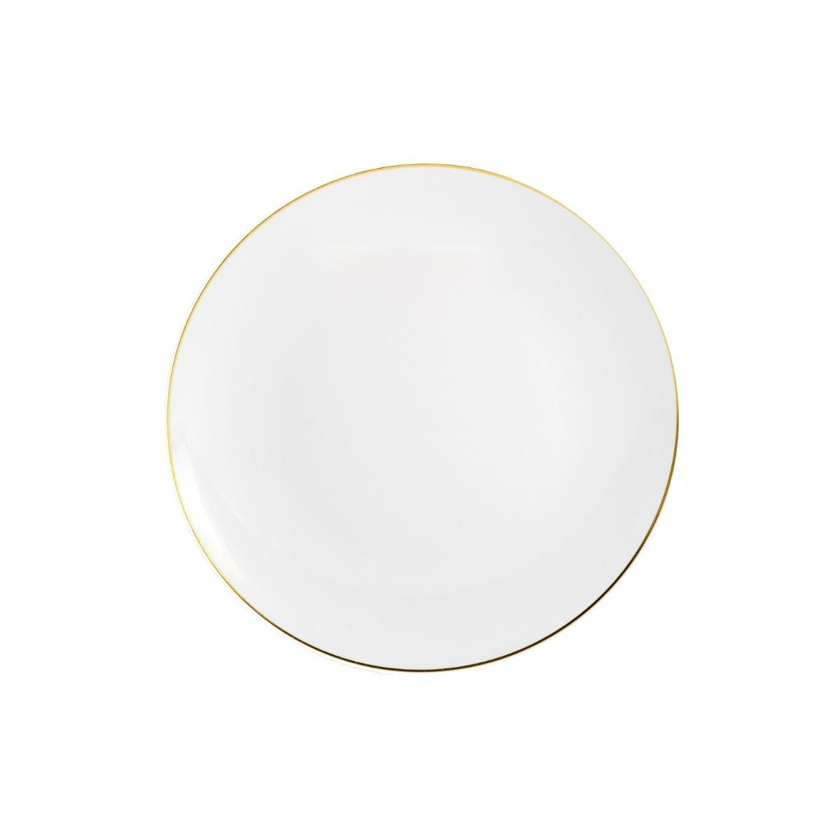8" Classic Gold Design Plastic Plates (120 Count)