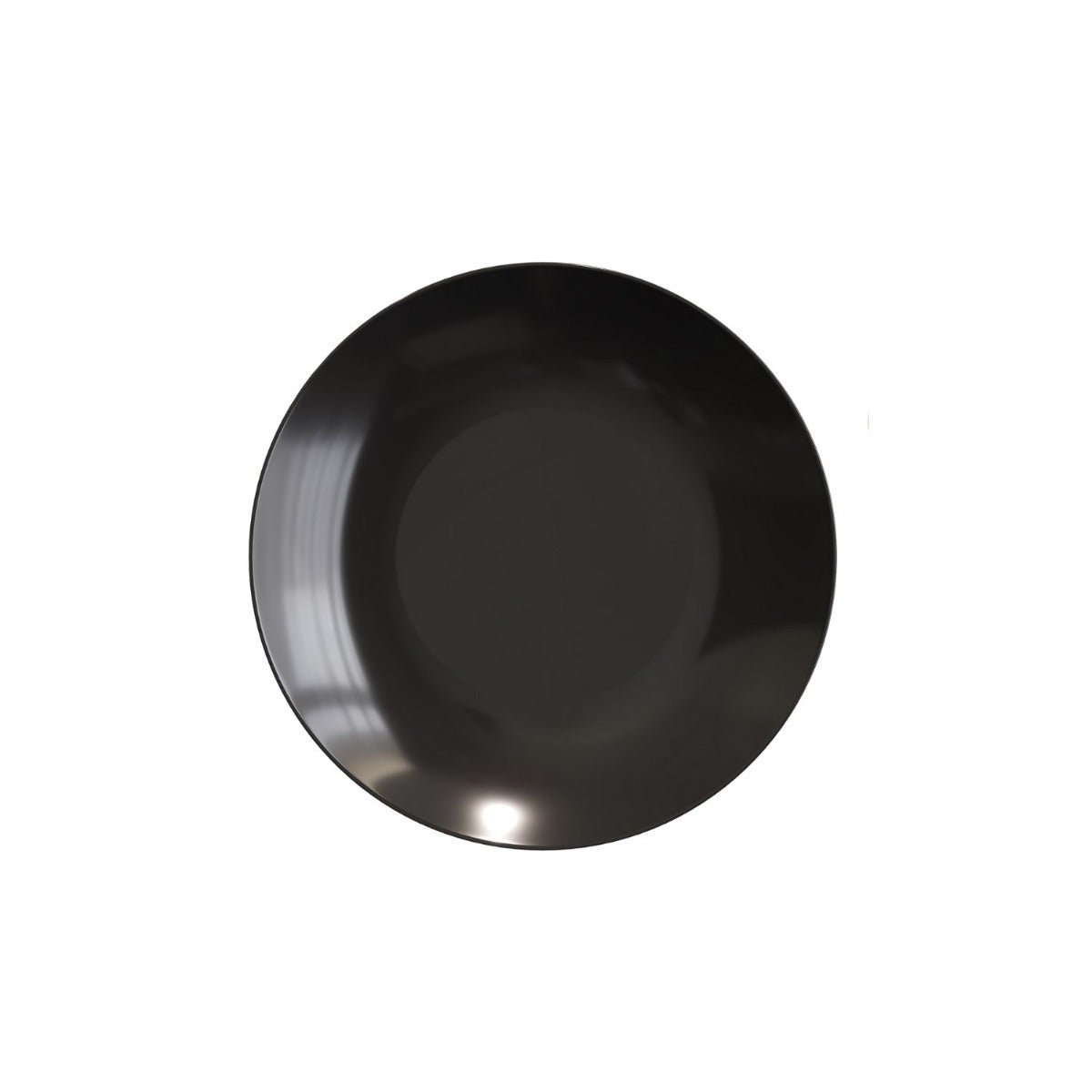 6" Classic Black Design Plastic Plates (120 Count)