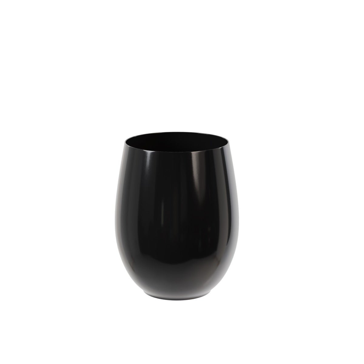 12 Oz. Stemless Wine Tumbler 48 Count | Black