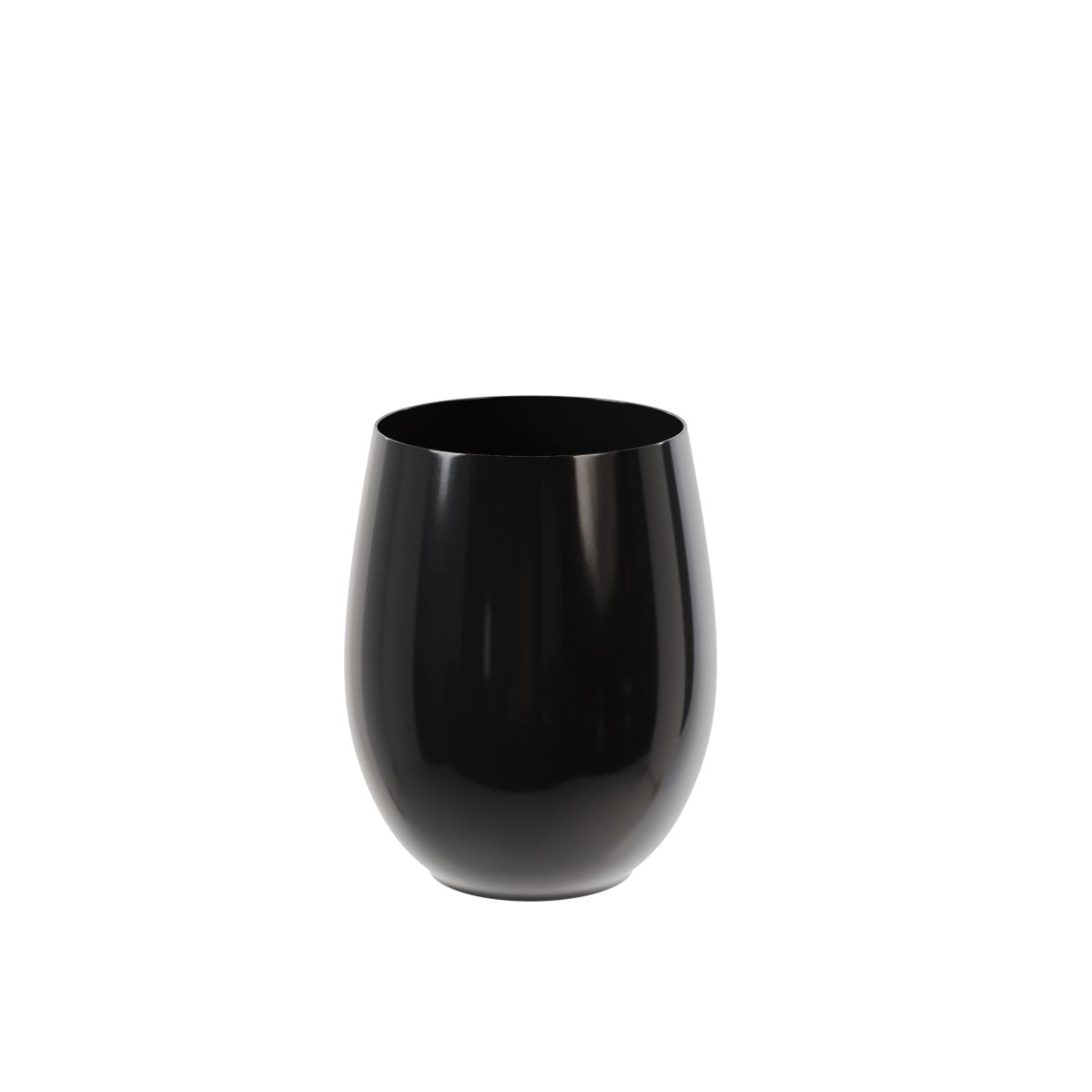 12 Oz. Black Stemless Wine Cup | 48 Count