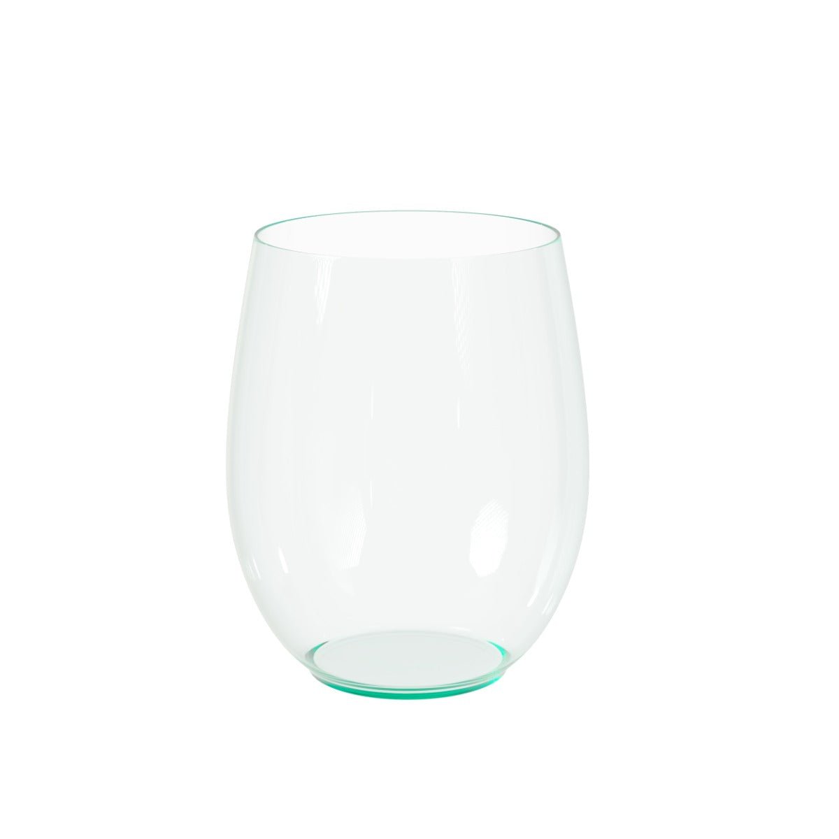 16 Oz. Green Tint Stemless Wine Cup | 24 Count