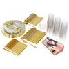 Service for 120 | Gold Petal & Abstract Combo Set