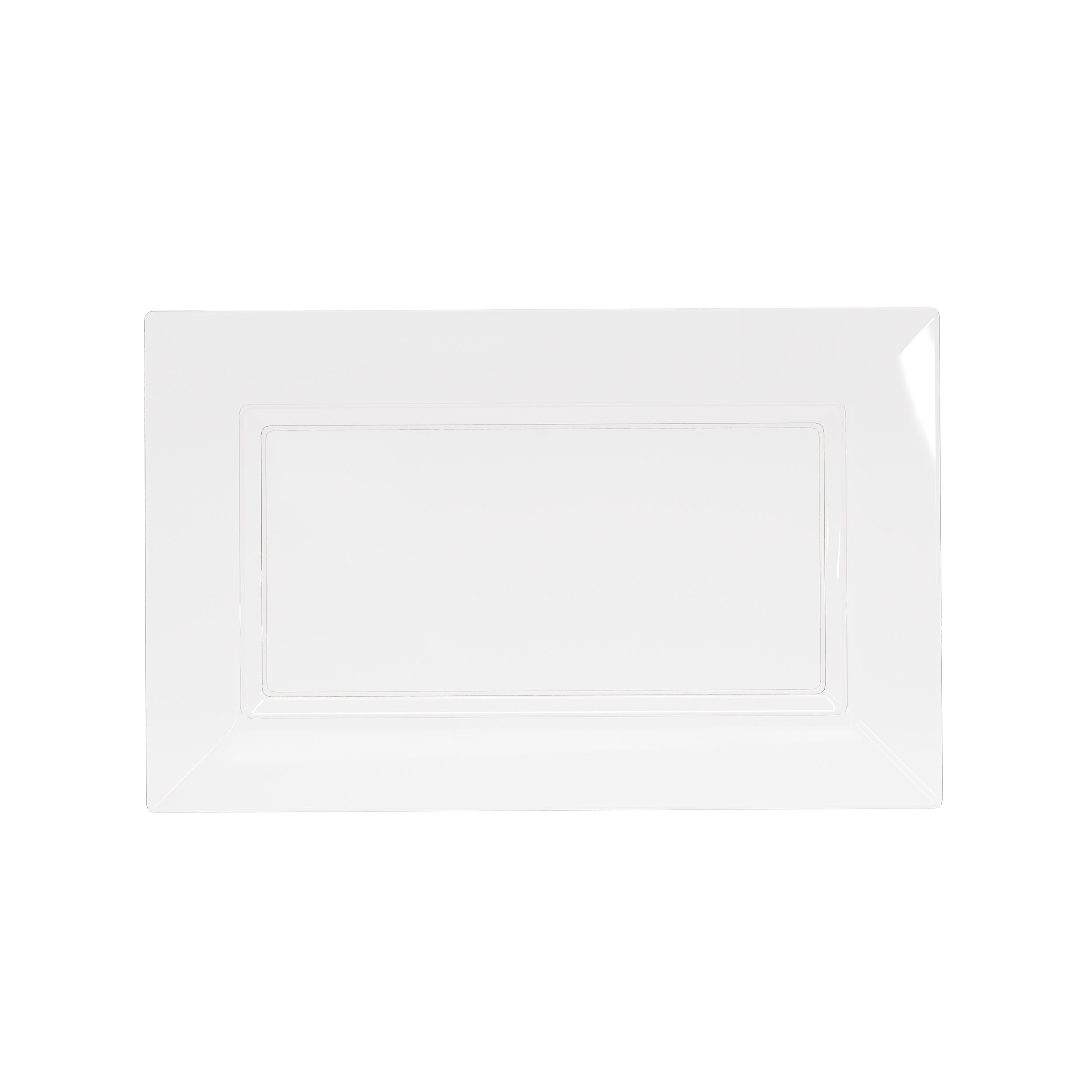Clear Rectangle 9.5"  |  240 Count
