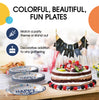 9 In. Birthday Print Paper Plates | 500 Count