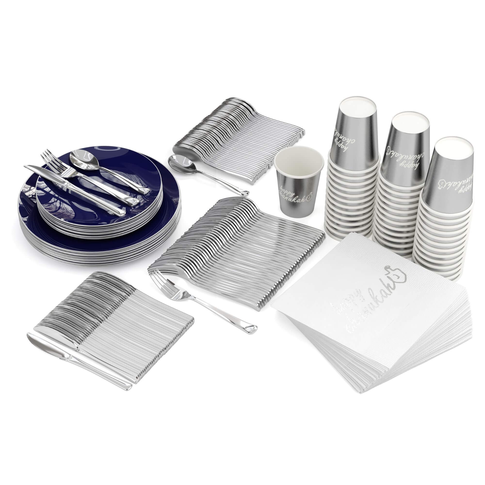 Service for 20 | Navy Trendable Chanukah Combo Set