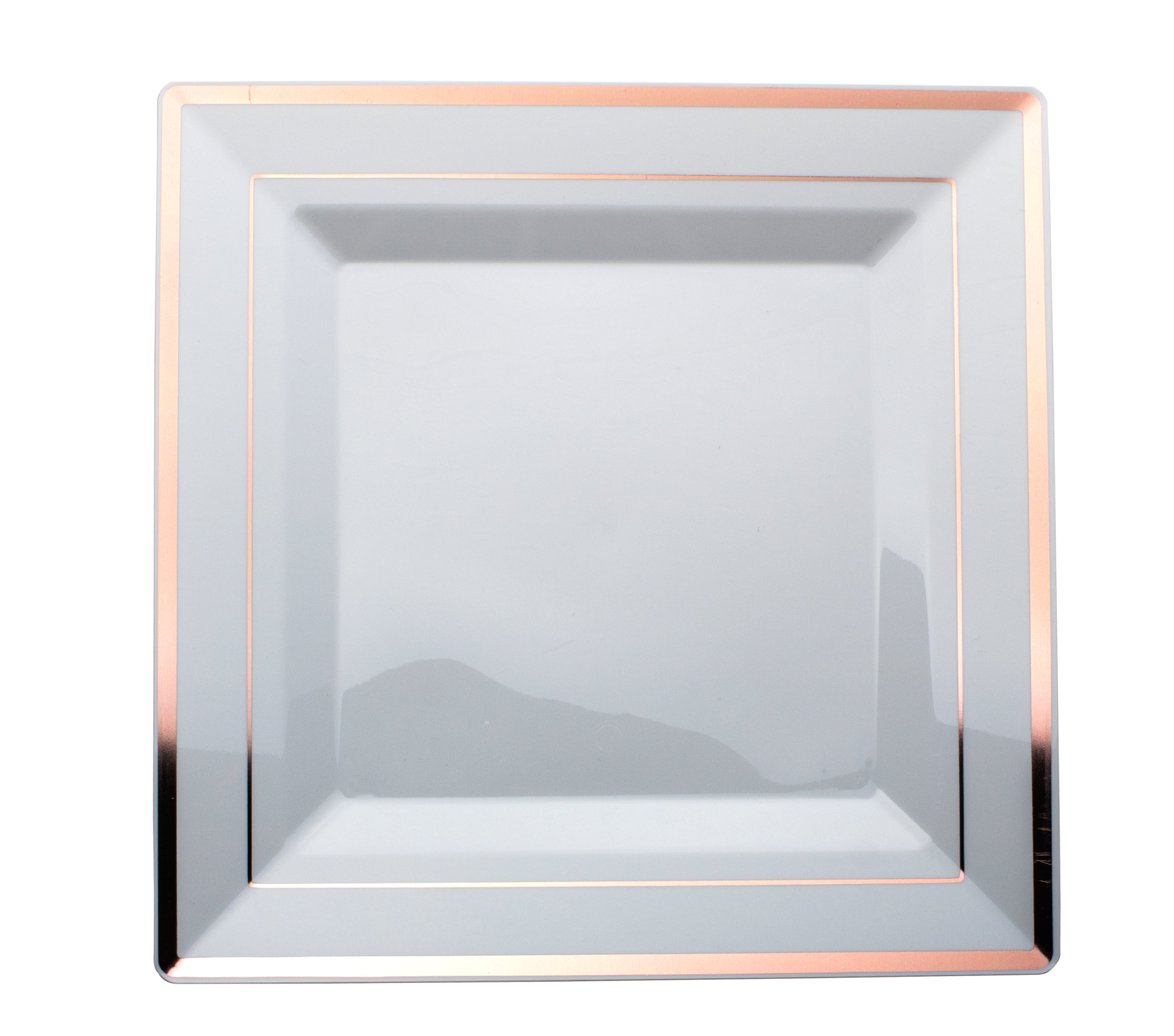 Rose Gold Line 8 In. Square | 240 Count