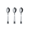 140 Piece Clear/Silver Petal Combo Set | Serves 20 Guests