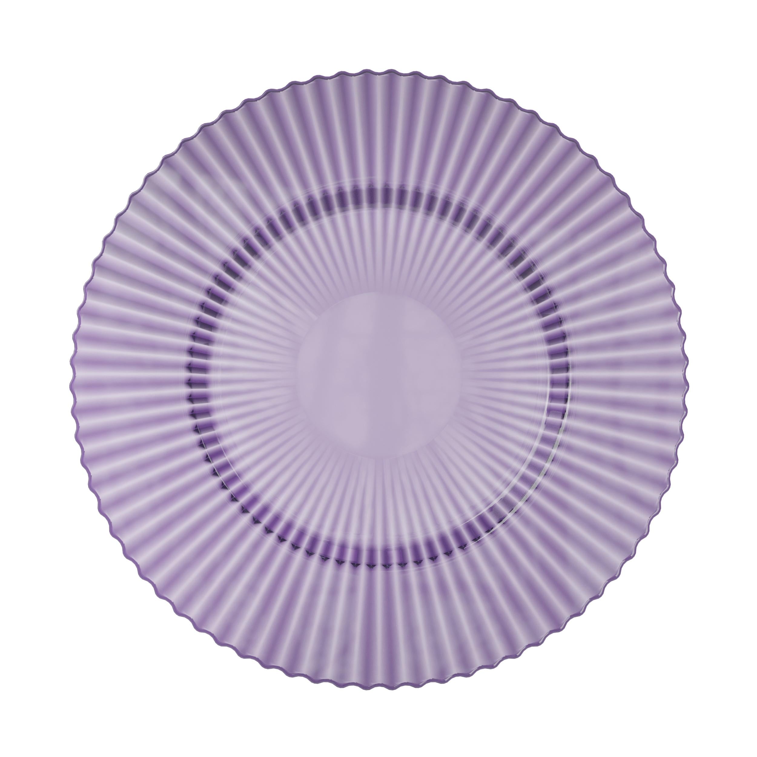 11 In. Amethyst Gemstone Plates | 120 Count