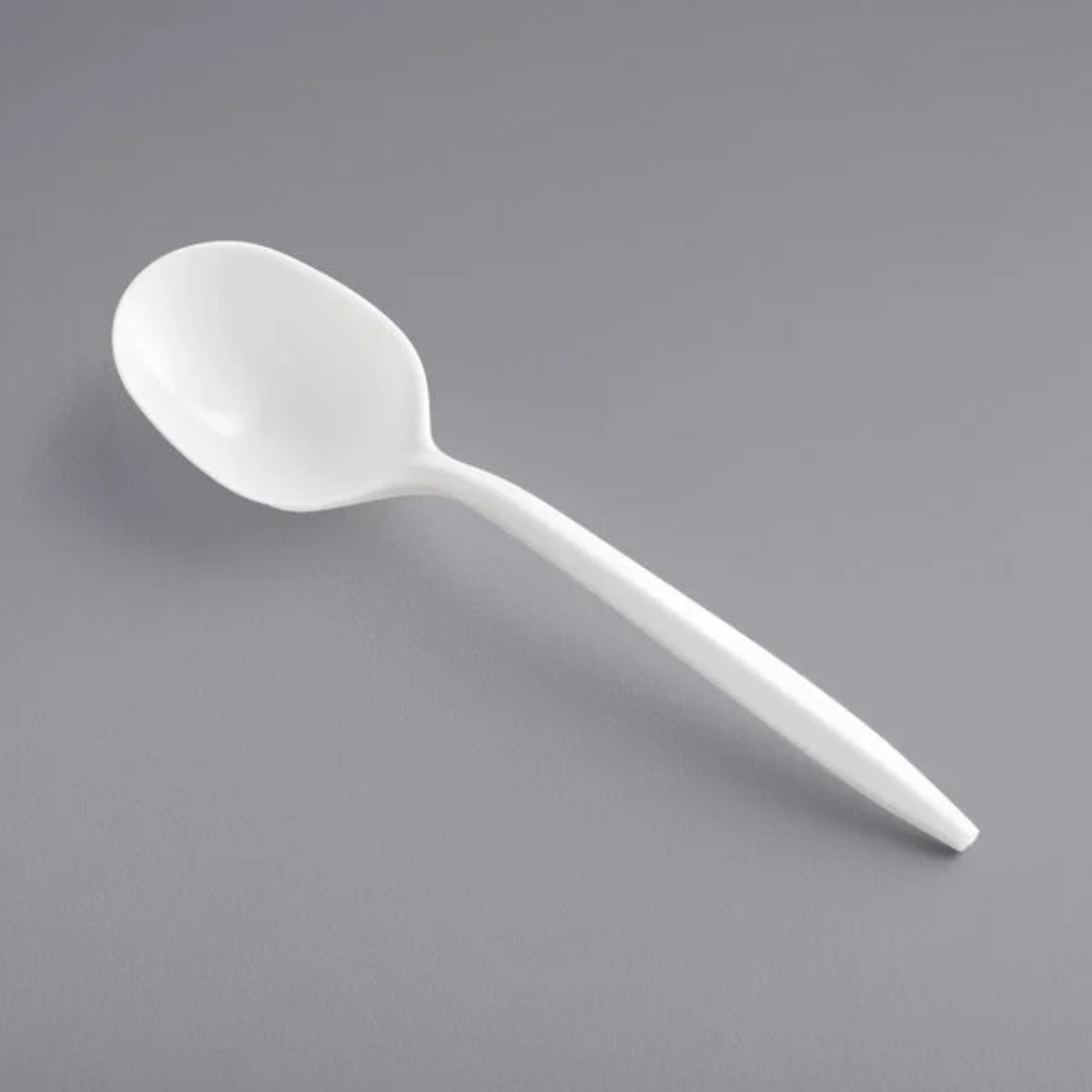 White Plastic Soup Spoons | 1000 Count