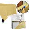 54 In. X 300 Ft.  Select A Size Light Yellow Plastic Table Rolls | 4 Rolls