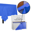 54 In. X 300 Ft. Select A Size Dark Blue Plastic Table Cover | 4 Rolls
