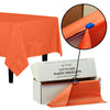 54 In. X 100 Ft. Select A Size Orange Plastic Table Roll | 6 Rolls