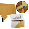 54 In. X 300 Ft. Select A Size Gold Plastic Table Roll | 4 Rolls