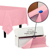 54 In. X 100 Ft. Select A Size Pink Plastic Table Roll | 6 Rolls