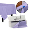 54 In. X 100 Ft. Select A Size Lavender Plastic Table Rolls | 6 Rolls
