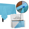 54 In. X 300 Ft. Select A Size Sky Blue Plastic Table Rolls | 4 Rolls