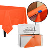 54 In. X 300 Ft. Select A Size Orange Plastic Table Roll | 4 Rolls