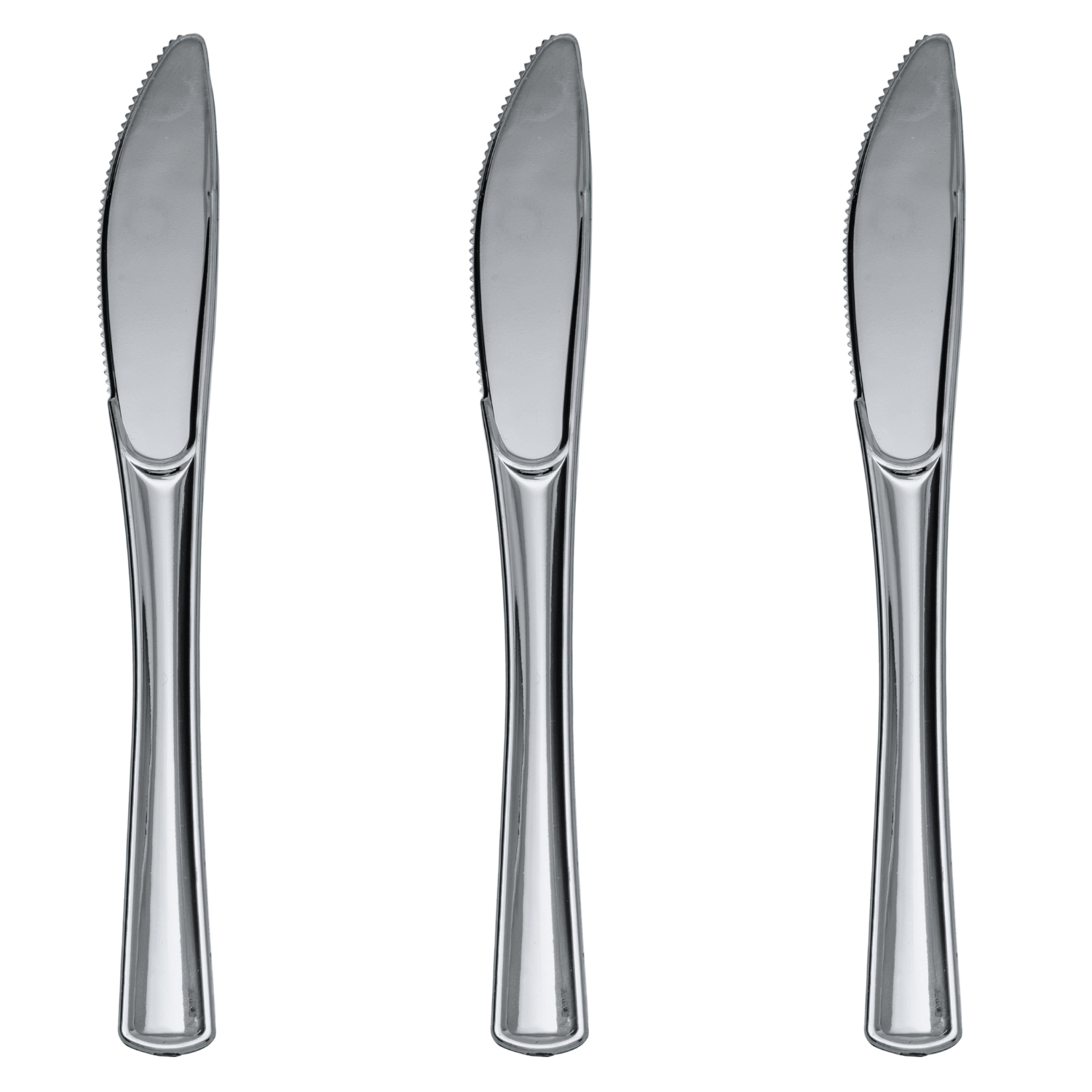 140 Piece Silver Sparkle Combo Set | Serves 20 Guests