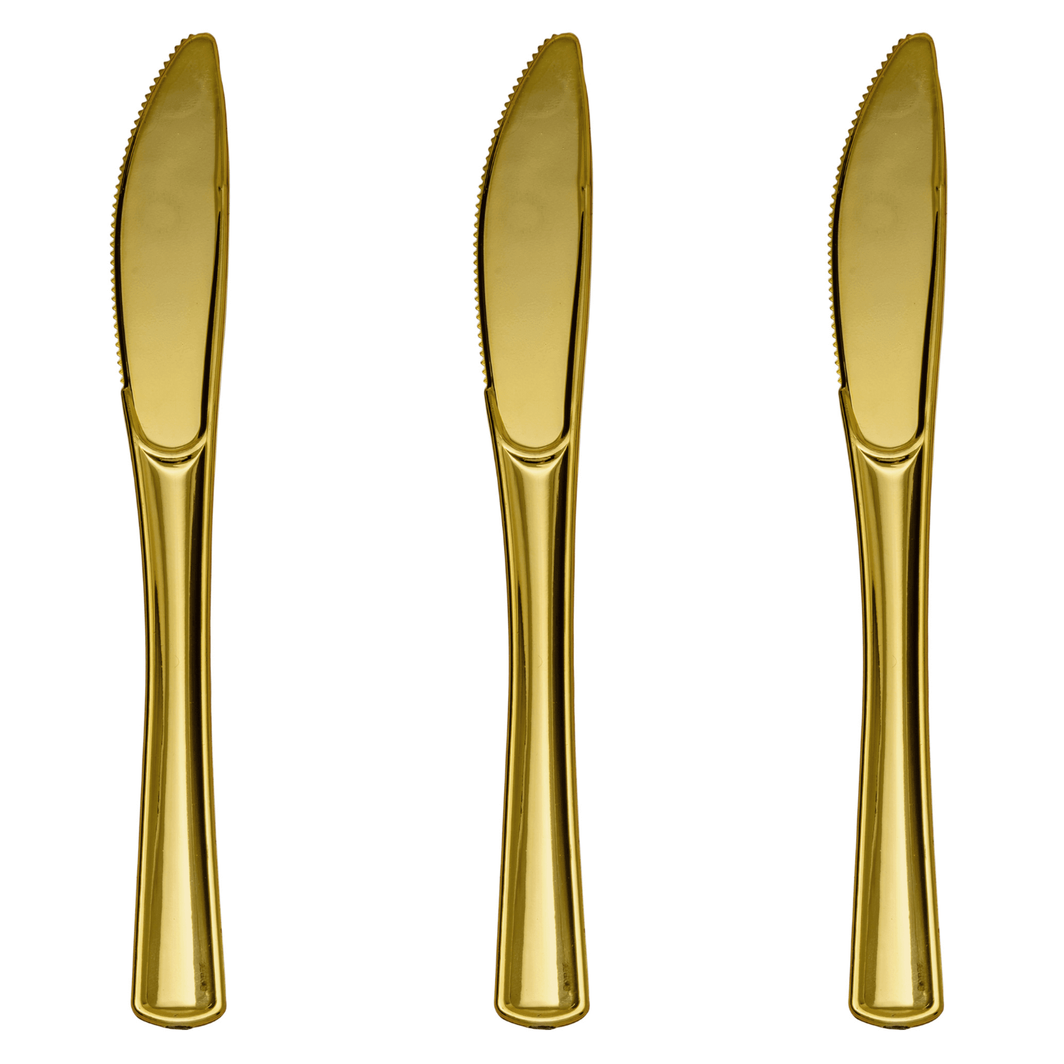 140 Piece Gold Scratched Combo Set | Serves 20 Guests