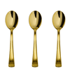 140 Piece Gold Scratched Combo Set | Serves 20 Guests