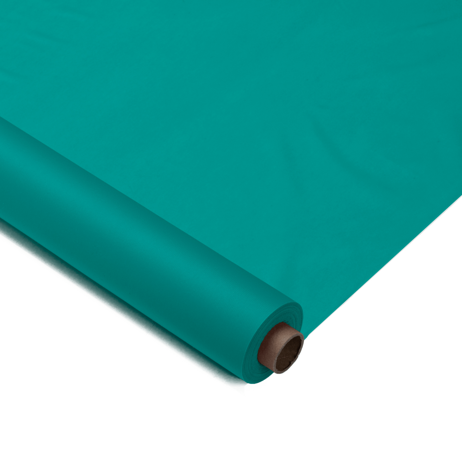 40 In. X 100 Ft. Premium Teal Plastic Table Roll | 6 Pack