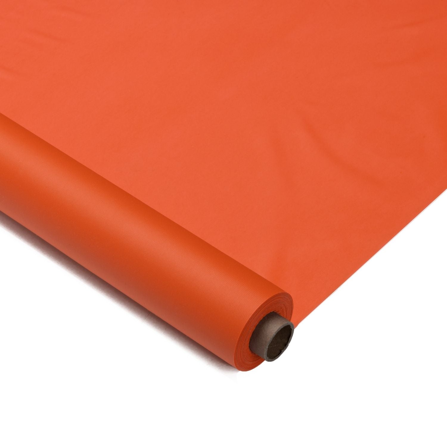 40 In. X 100 Ft. Premium Orange Plastic Table Roll | 6 Pack