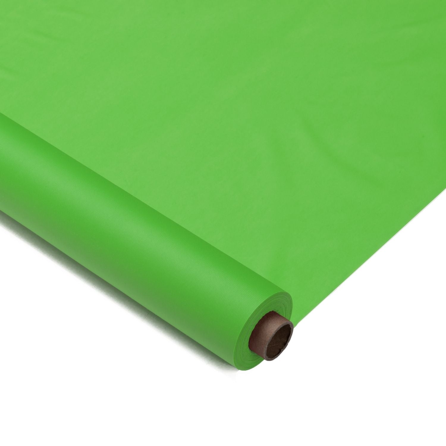 40 In. X 100 Ft. Premium Lime Green Plastic Table Roll | 6 Pack