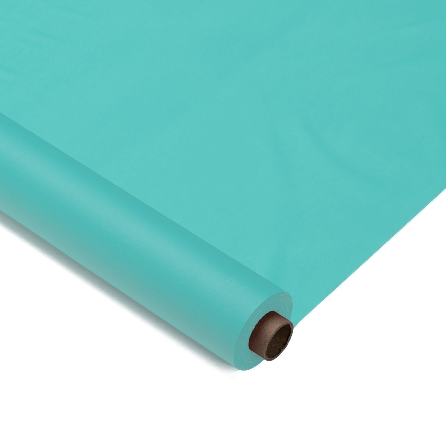 40 In. X 100 Ft. Premium Aqua Plastic Table Roll | 6 Pack