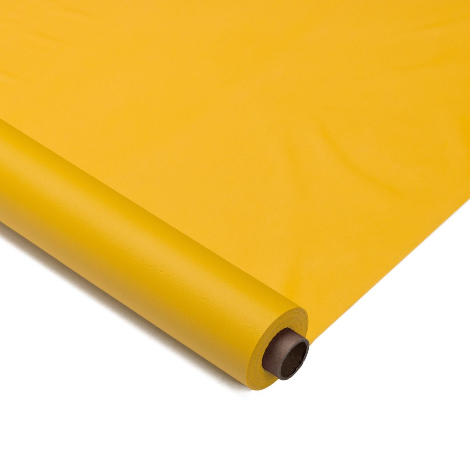 40 In. X 100 Ft. Premium Yellow Plastic Table Roll | 6 Pack